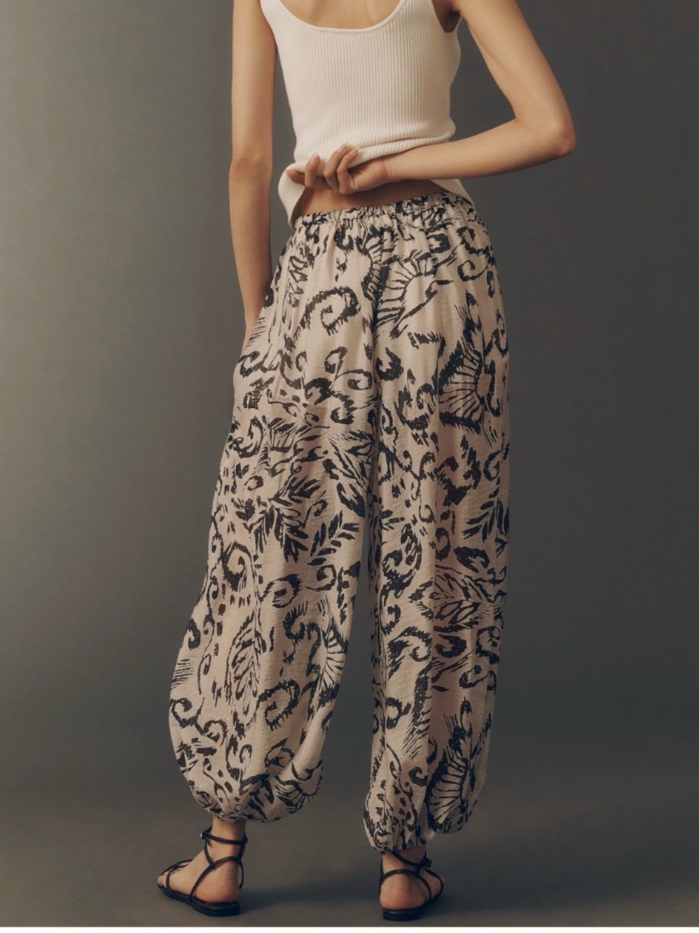 Anthropologie Maude Club Talia Balloon Wide-Leg Pants. Size S. MSRP $115 - Picture 4 of 17